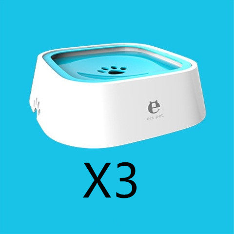 1.5L Dog & Cat Water Bowl β Anti-Overflow Floating Slow Feeder π§πΎ