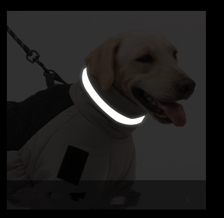 Reflective Winter Dog Coat – Thickened Warm Pet Jacket 🐾❄️