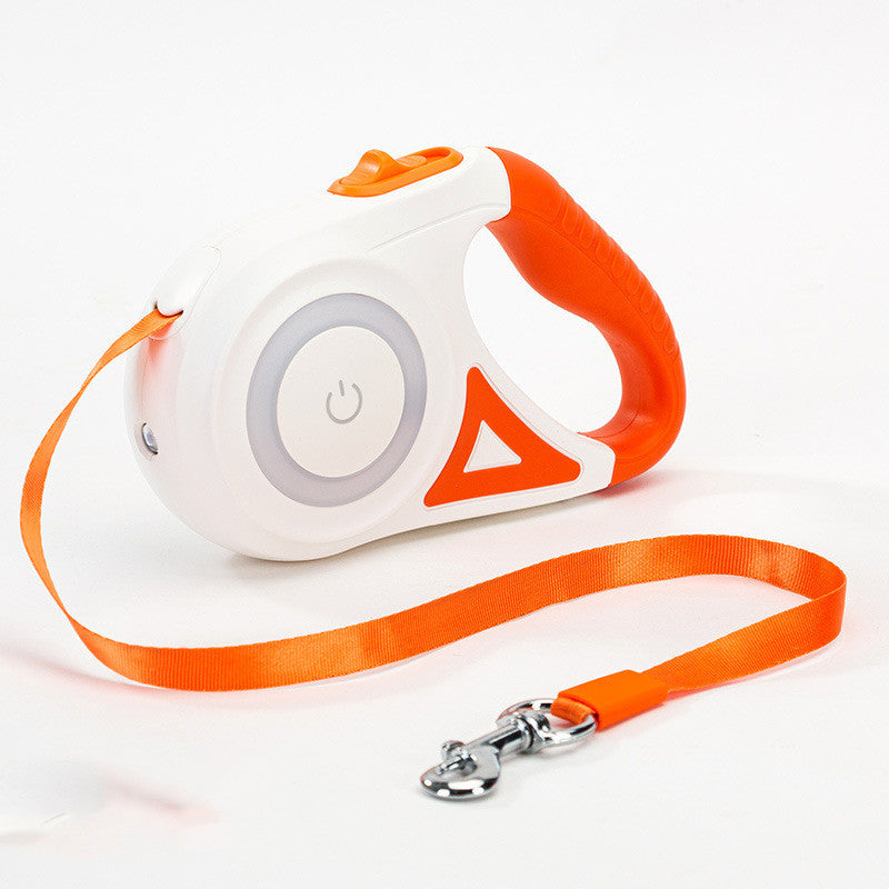 Retractable Dog Leash with Collar Set – 3m / 5m | Strong & Tangle-Free