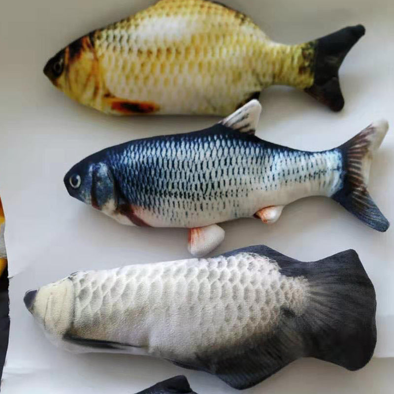 Electric Flopping Fish Toy β Realistic Jumping Pet Toy (No Catnip) πβ¨