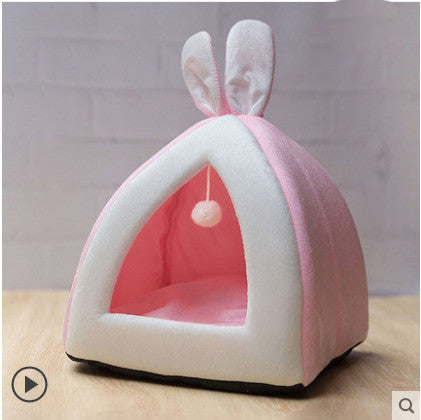 Cat House Bed β Cozy Villa Kennel for Cats & Small Dogs πΎπ
