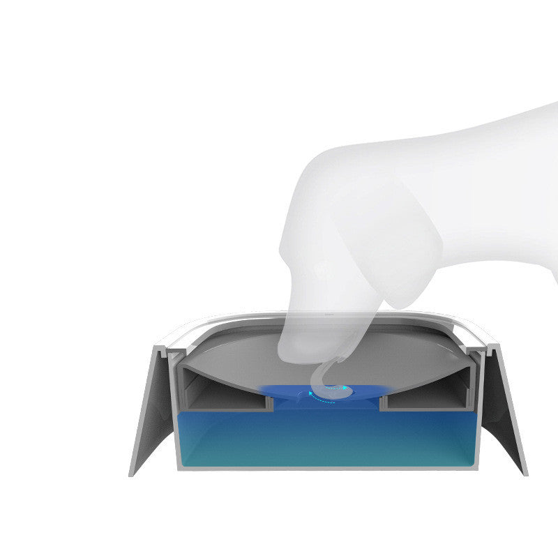 1.5L Dog & Cat Water Bowl β Anti-Overflow Floating Slow Feeder π§πΎ