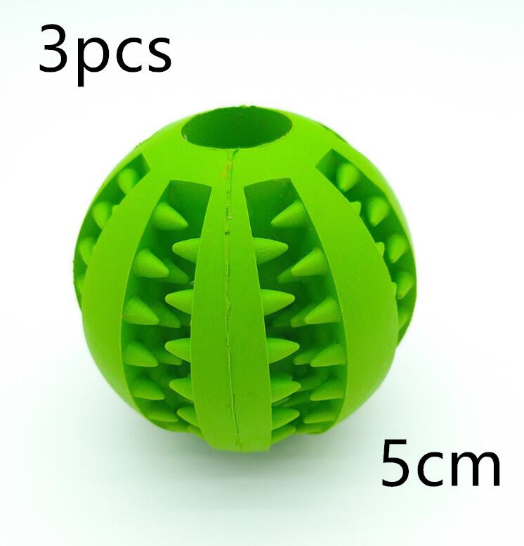 Rubber Dog Ball Toy – Funny Slow Feeder for Pets