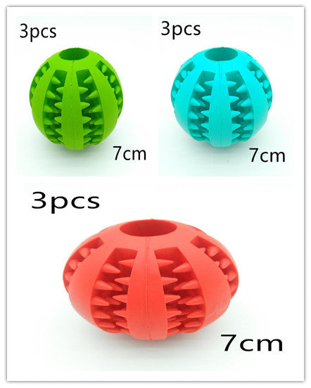 Rubber Dog Ball Toy – Funny Slow Feeder for Pets