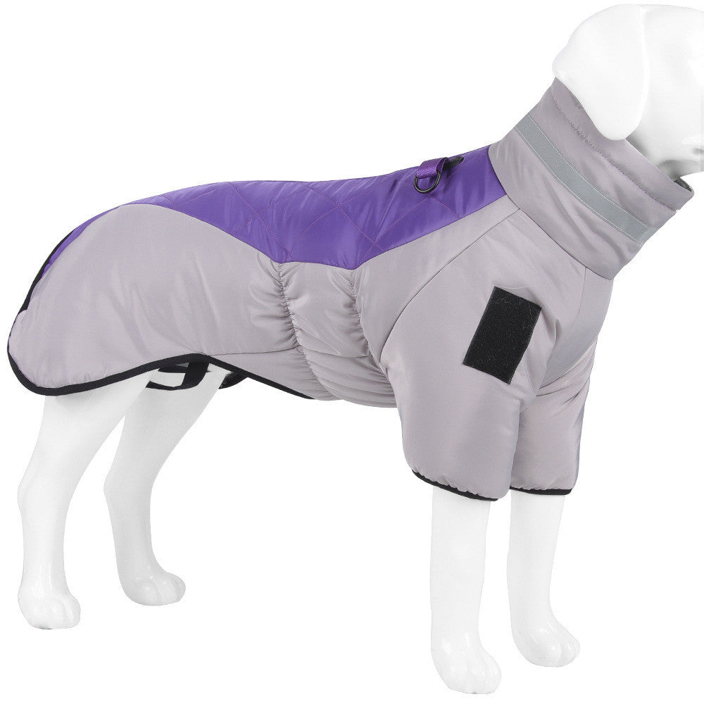 Reflective Winter Dog Coat – Thickened Warm Pet Jacket 🐾❄️