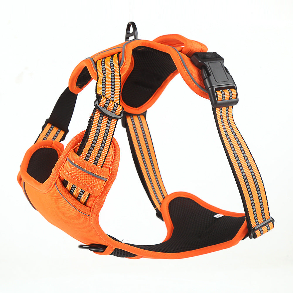 No-Pull Reflective Dog Harness – Breathable Pet Vest