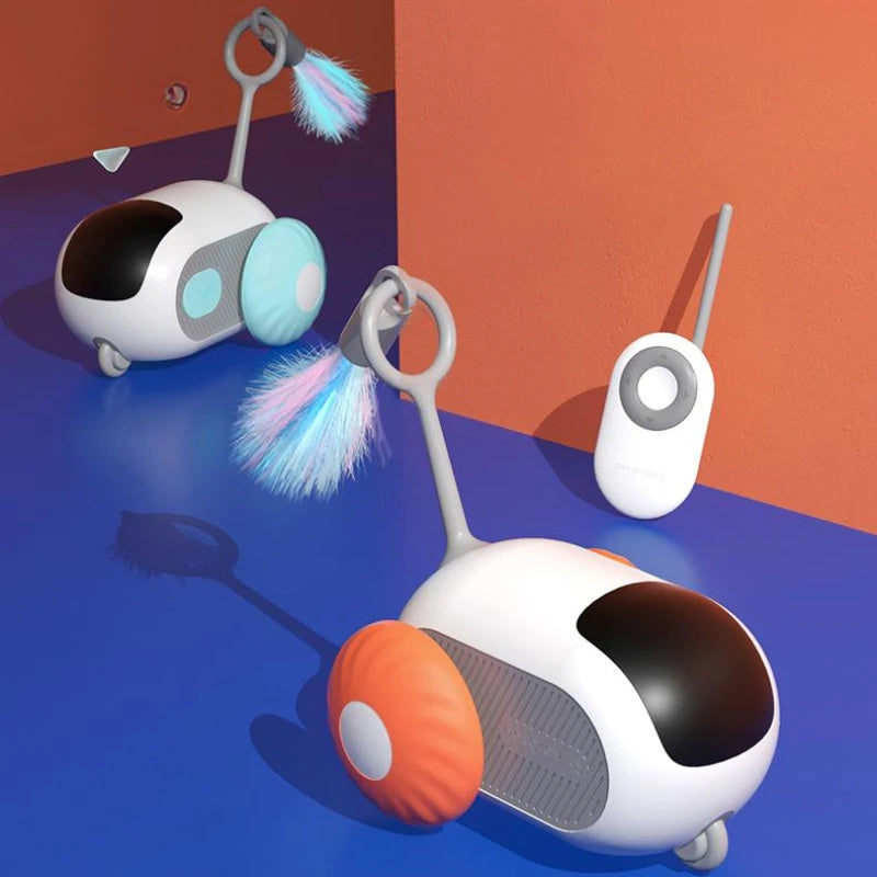Remote Control Cat Toy Car – USB Rechargeable Smart Interactive Chaser