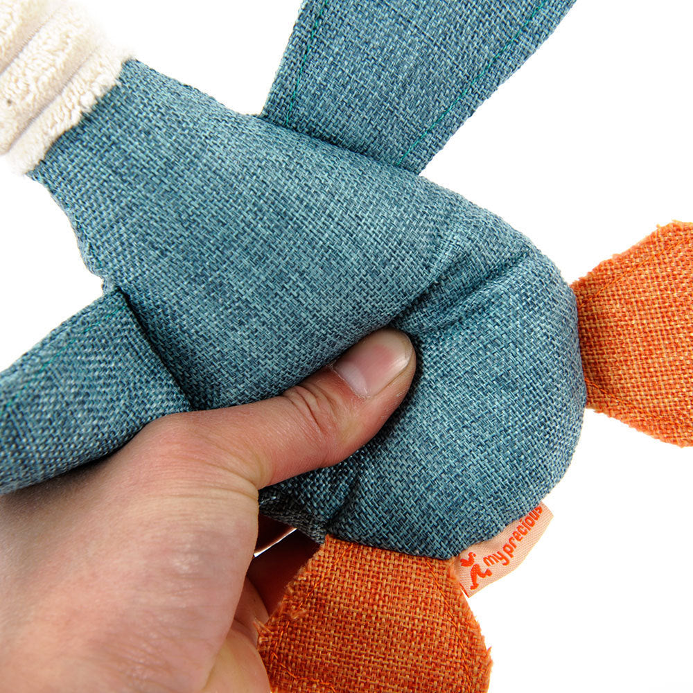 Plush Duck Dog Toy – Squeaky Chew Toy for Pets 🦆🐾