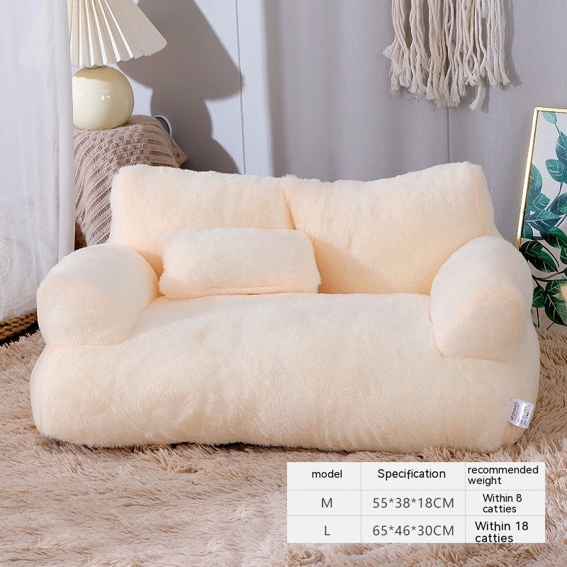 Luxury Plush Cat Bed β Warm Sofa Nest for Cats & Small Dogs πΎποΈ