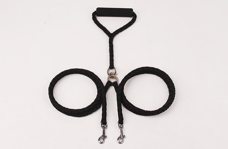 Braided Rope Dog Leash – Durable Round PP Lead