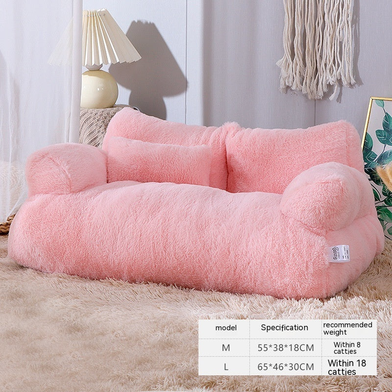 Luxury Plush Cat Bed β Warm Sofa Nest for Cats & Small Dogs πΎποΈ