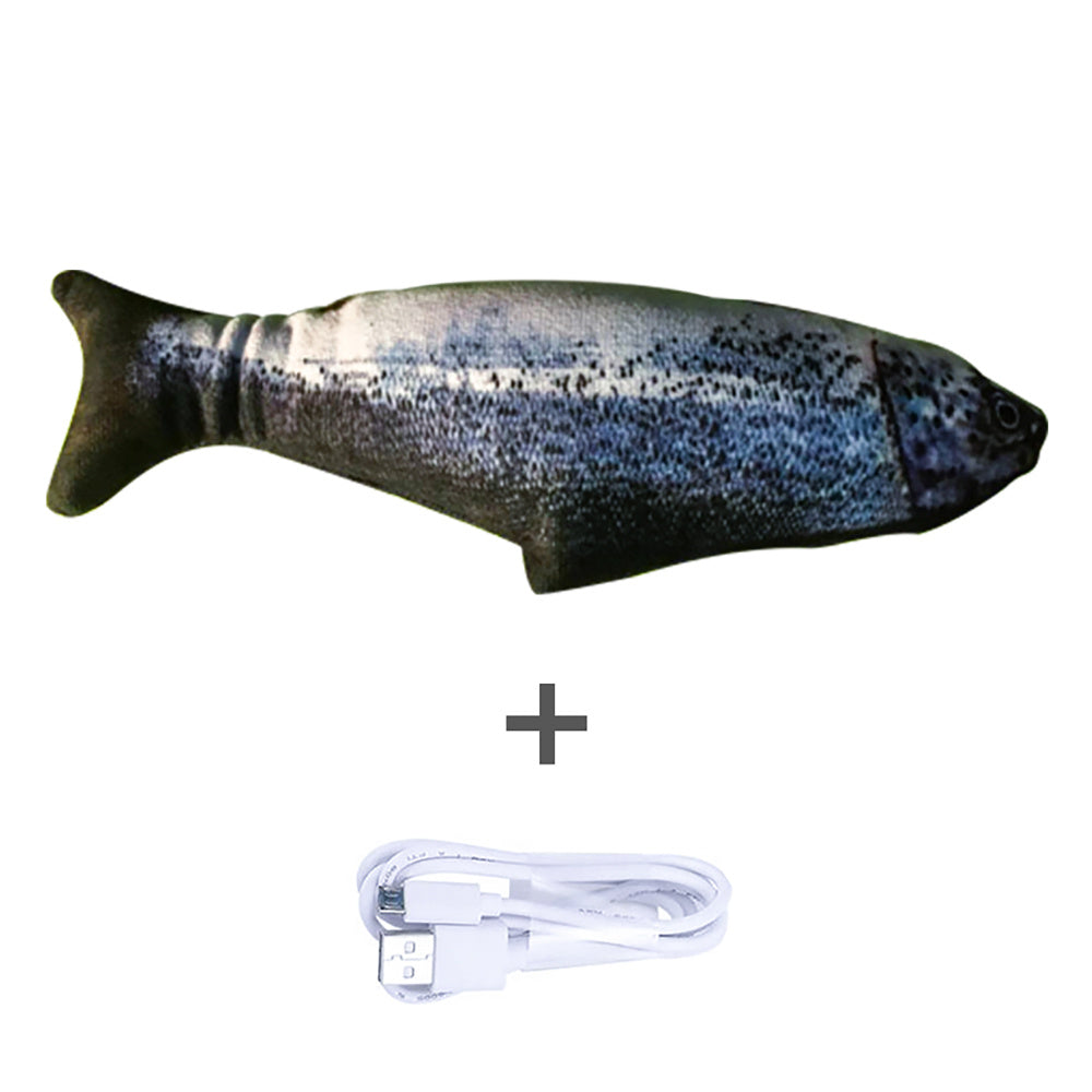 Electric Flopping Fish Toy β Realistic Jumping Pet Toy (No Catnip) πβ¨