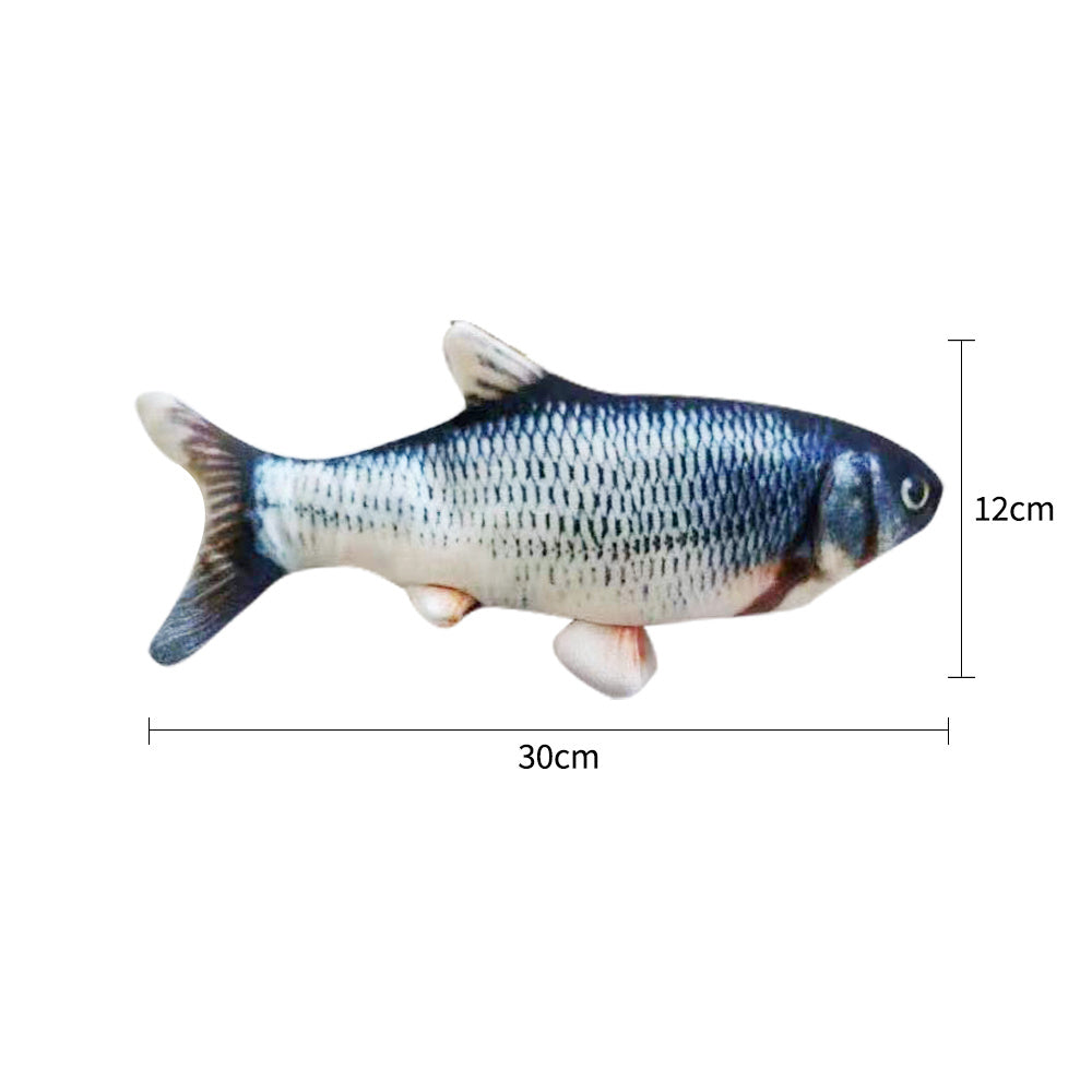 Electric Flopping Fish Toy β Realistic Jumping Pet Toy (No Catnip) πβ¨