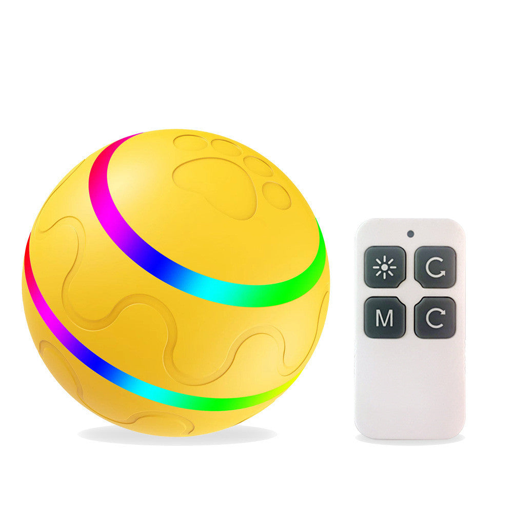 Interactive Cat Toy Ball – USB Rechargeable Self-Rotating Smart Ball