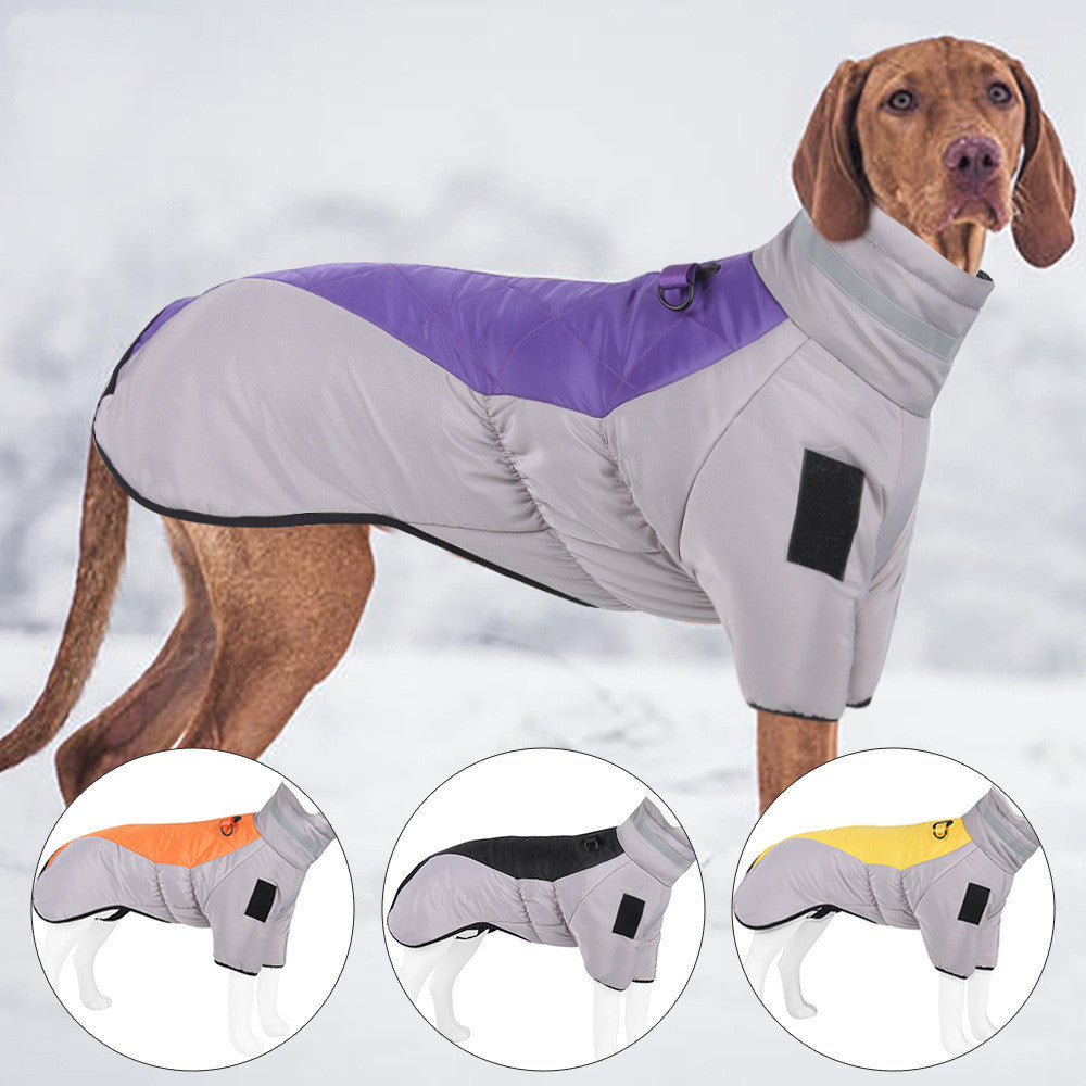 Reflective Winter Dog Coat – Thickened Warm Pet Jacket 🐾❄️