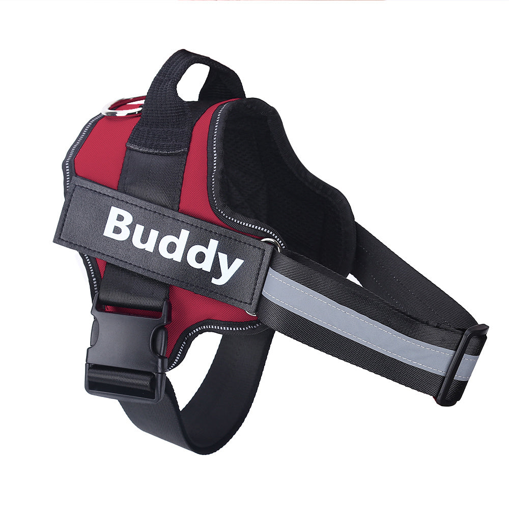 No-Pull Reflective Dog Harness – Adjustable & Personalized Vest