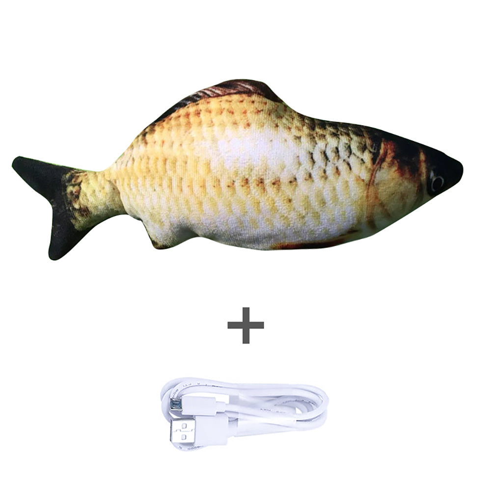 Electric Flopping Fish Toy β Realistic Jumping Pet Toy (No Catnip) πβ¨