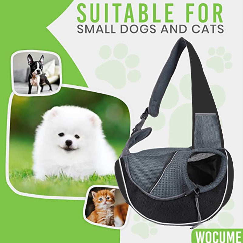 Portable Pet Carrier Bag – Crossbody Travel Tote for Dogs & Cats