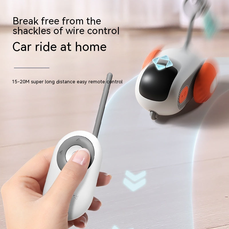 Remote Control Cat Toy Car – USB Rechargeable Smart Interactive Chaser