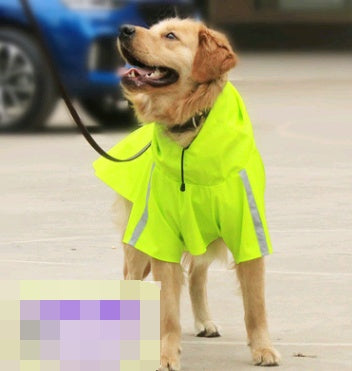 Waterproof Dog Raincoat – Reflective Cape for Small & Large Dogs 🌧️🐾