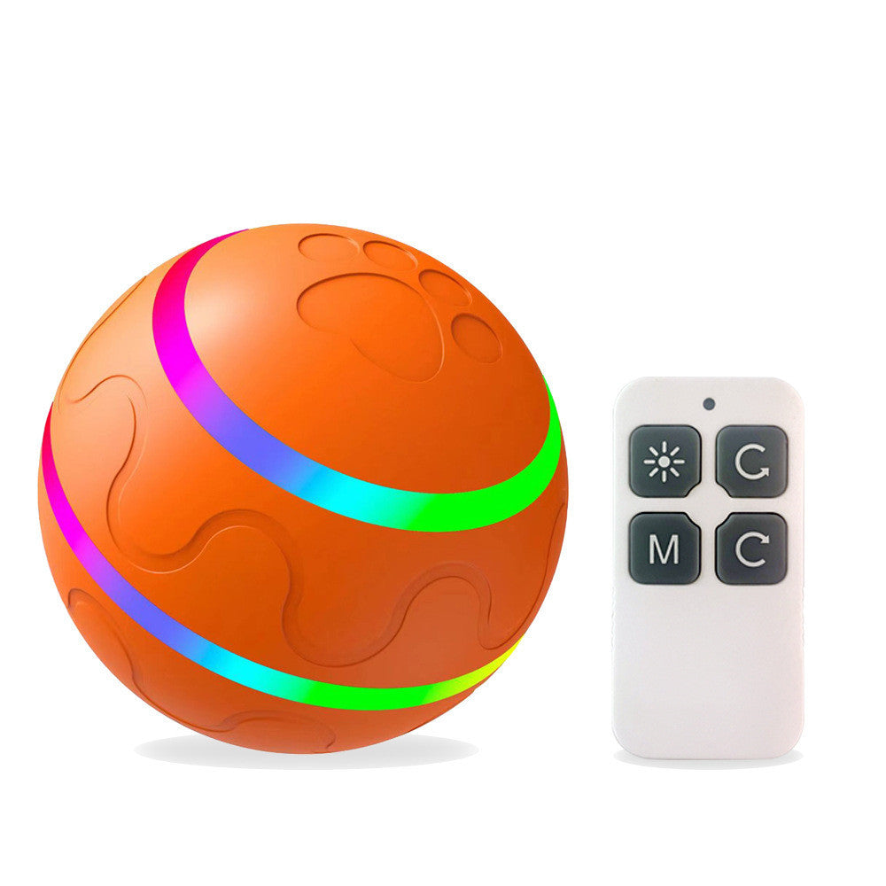 Interactive Cat Toy Ball – USB Rechargeable Self-Rotating Smart Ball
