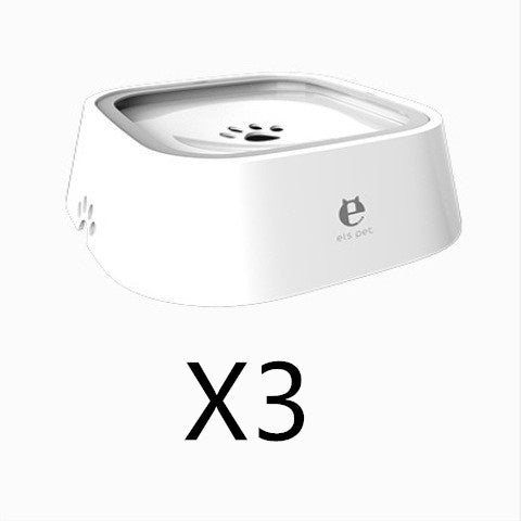 1.5L Dog & Cat Water Bowl – Anti-Overflow Floating Slow Feeder 💧🐾