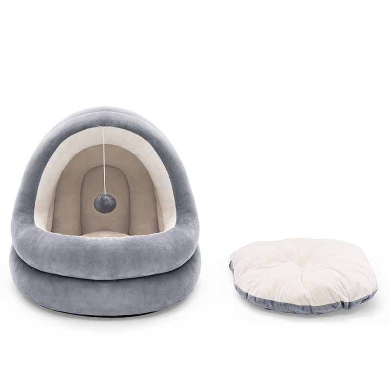 Cat House Bed – Plush Sofa Mat for Kittens & Small Pets 🐾🛋️