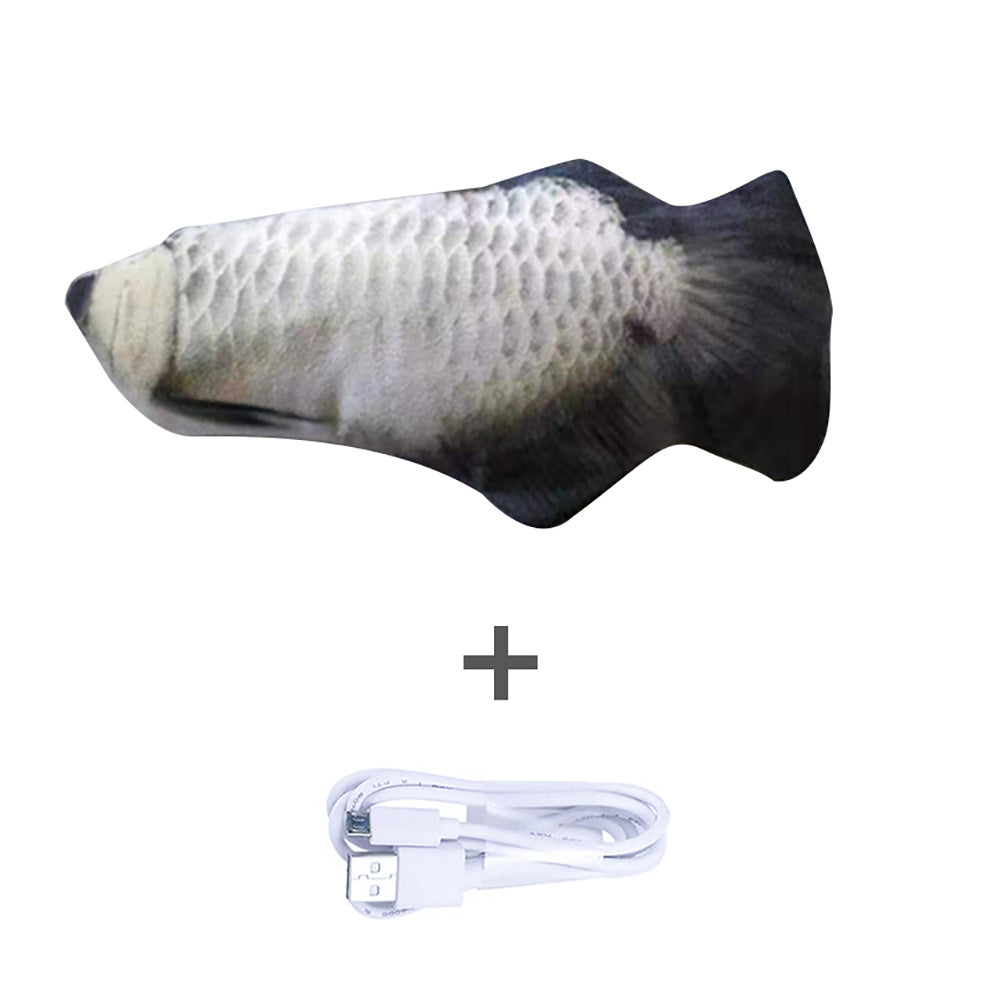 Electric Flopping Fish Toy – Realistic Jumping Pet Toy (No Catnip) 🐟✨