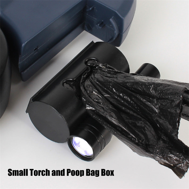 Dual Retractable Dog Leash with Lights – No-Tangle 360° for Small Dogs