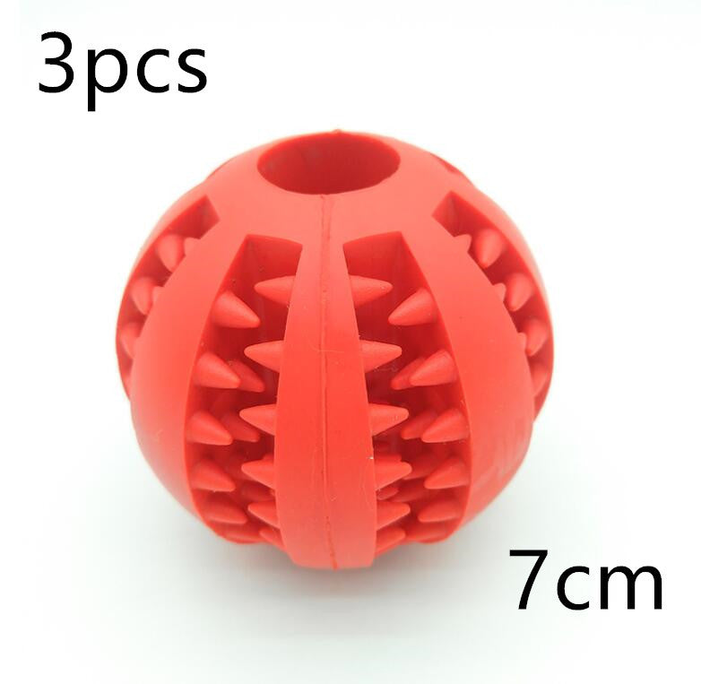 Rubber Dog Ball Toy – Funny Slow Feeder for Pets