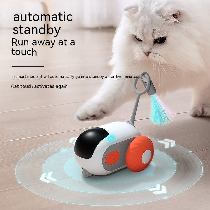 Remote Control Cat Toy Car – USB Rechargeable Smart Interactive Chaser