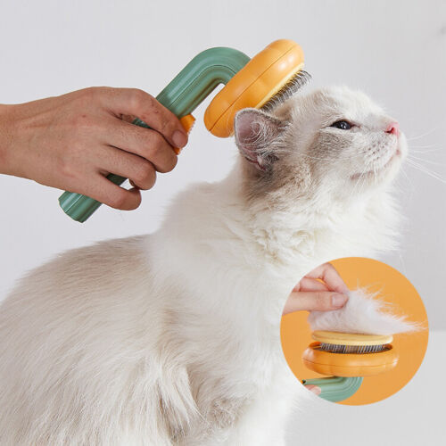 Pet Grooming Brush – Self-Cleaning Slicker for Dogs & Cats
