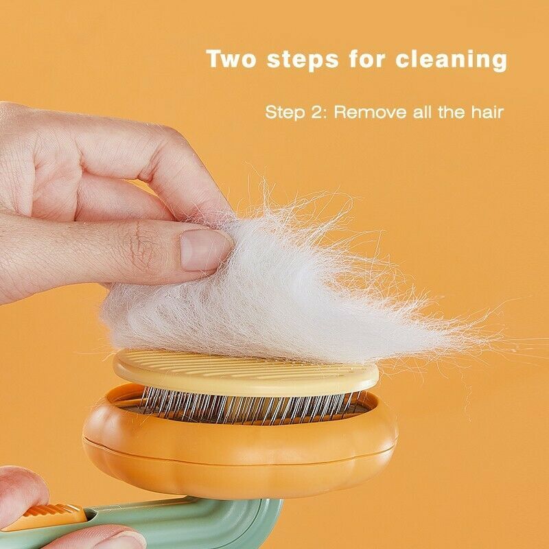 Pet Grooming Brush – Self-Cleaning Slicker for Dogs & Cats