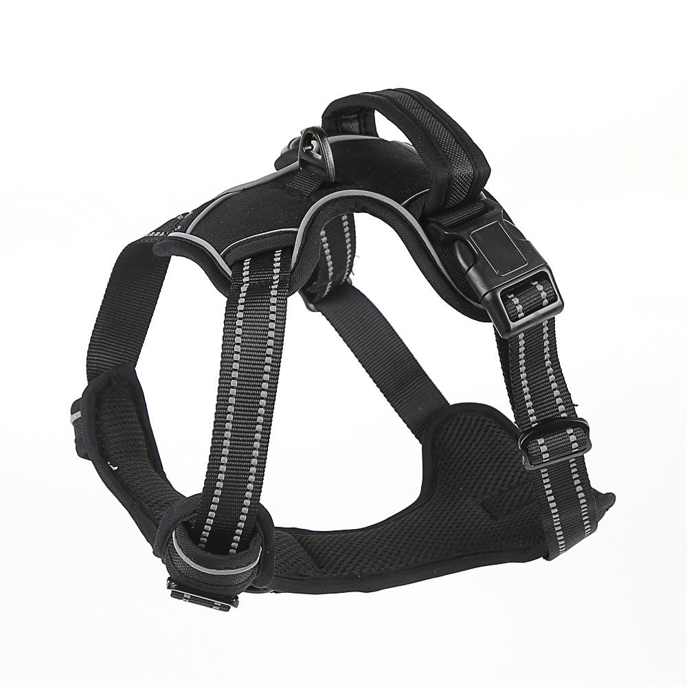 No-Pull Reflective Dog Harness – Breathable Pet Vest