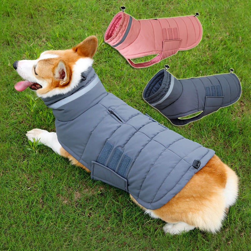 Waterproof Winter Dog Coat – Warm Thickened Jacket for Medium & Large Dogs 🐾❄️