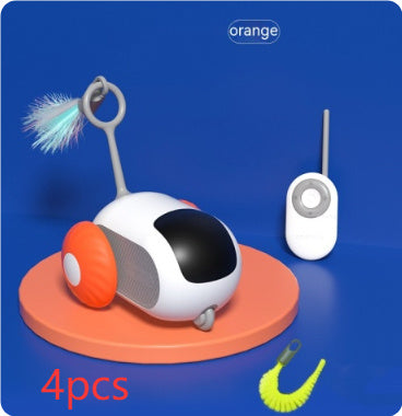 Remote Control Cat Toy Car – USB Rechargeable Smart Interactive Chaser