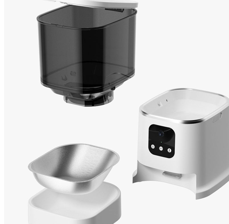 Smart Automatic Pet Feeder – WiFi Cat & Dog Food Dispenser with Timer & Voice Control