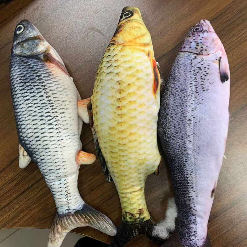 Electric Flopping Fish Toy – Realistic Jumping Pet Toy (No Catnip) 🐟✨
