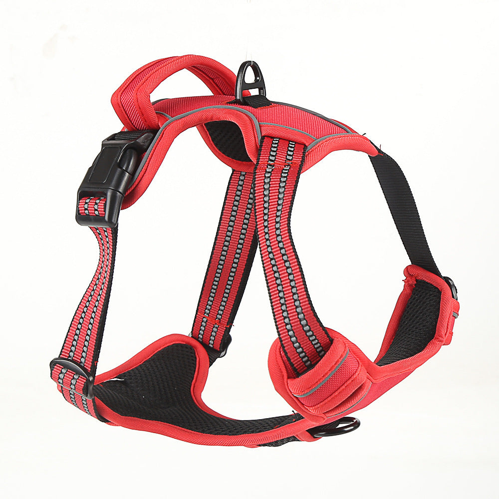 No-Pull Reflective Dog Harness – Breathable Pet Vest