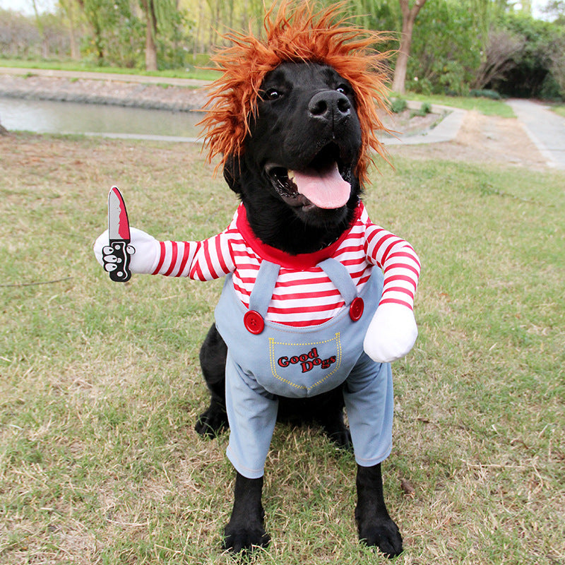 Halloween Pet Costume – Funny Dog Outfit for Parties & Cosplay 🎃🐾