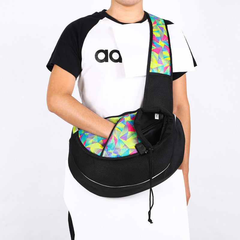 Portable Pet Carrier Bag – Crossbody Travel Tote for Dogs & Cats