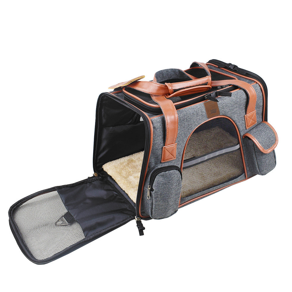 Dog Car Seat Carrier – Portable Travel Pet Bag