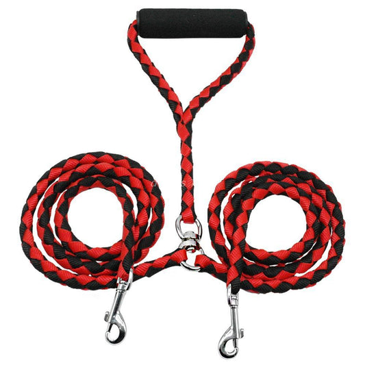 Braided Rope Dog Leash – Durable Round PP Lead