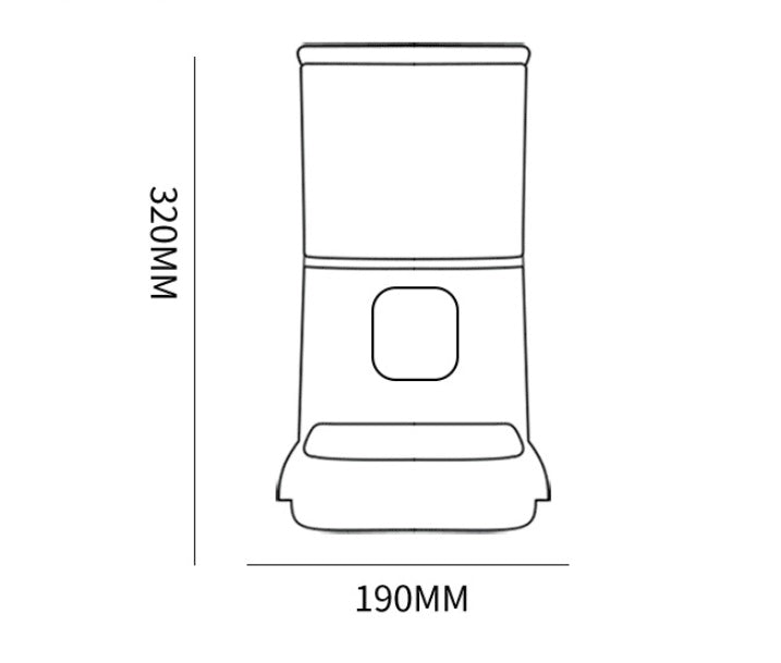 Smart Automatic Pet Feeder – WiFi Cat & Dog Food Dispenser with Timer & Voice Control