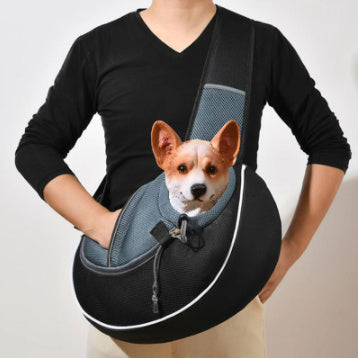 Portable Pet Carrier Bag – Crossbody Travel Tote for Dogs & Cats