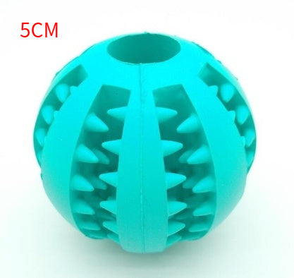 Rubber Dog Ball Toy – Funny Slow Feeder for Pets