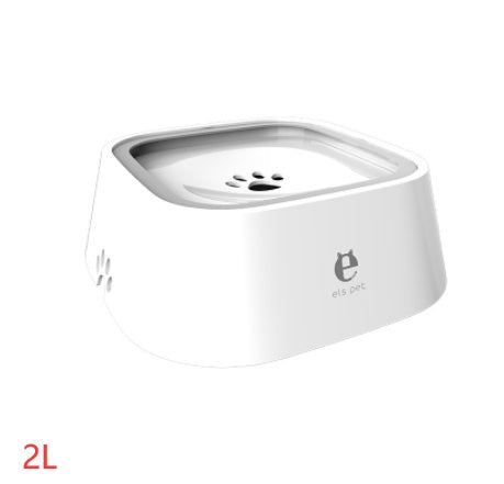 1.5L Dog & Cat Water Bowl – Anti-Overflow Floating Slow Feeder 💧🐾