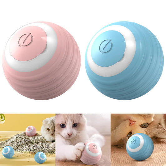 Automatic Cat Toy Ball – Self-Moving Bouncing Ball for Indoor Kittens 🐾⚽