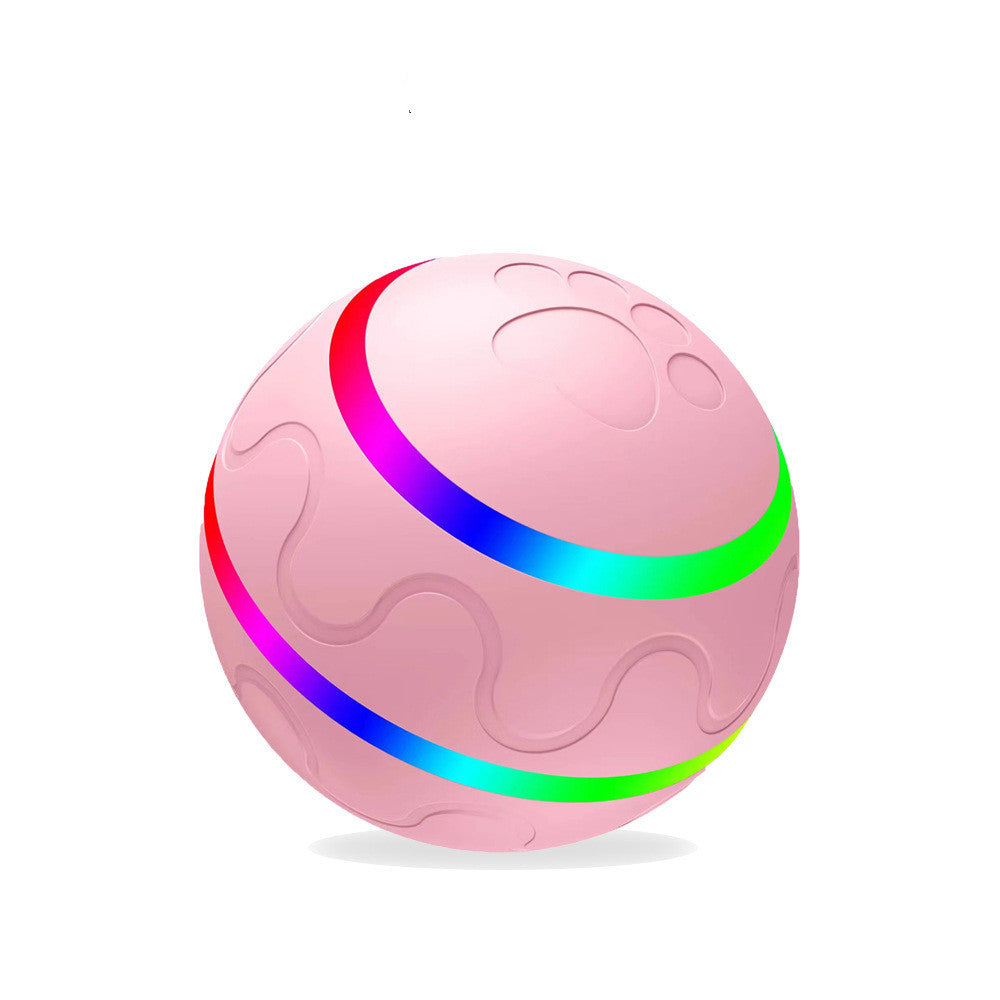 Interactive Cat Toy Ball – USB Rechargeable Self-Rotating Smart Ball