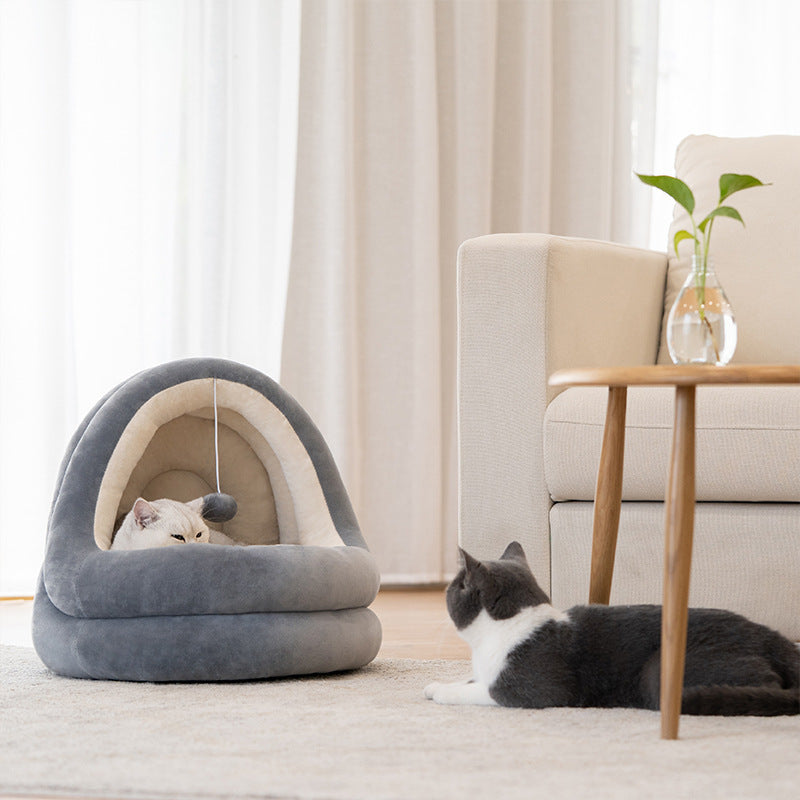 Cat House Bed – Plush Sofa Mat for Kittens & Small Pets 🐾🛋️